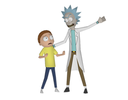 Rick and Morty - Papercraft Models (W.I.P 2)