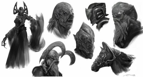 Some Creature/character sketches