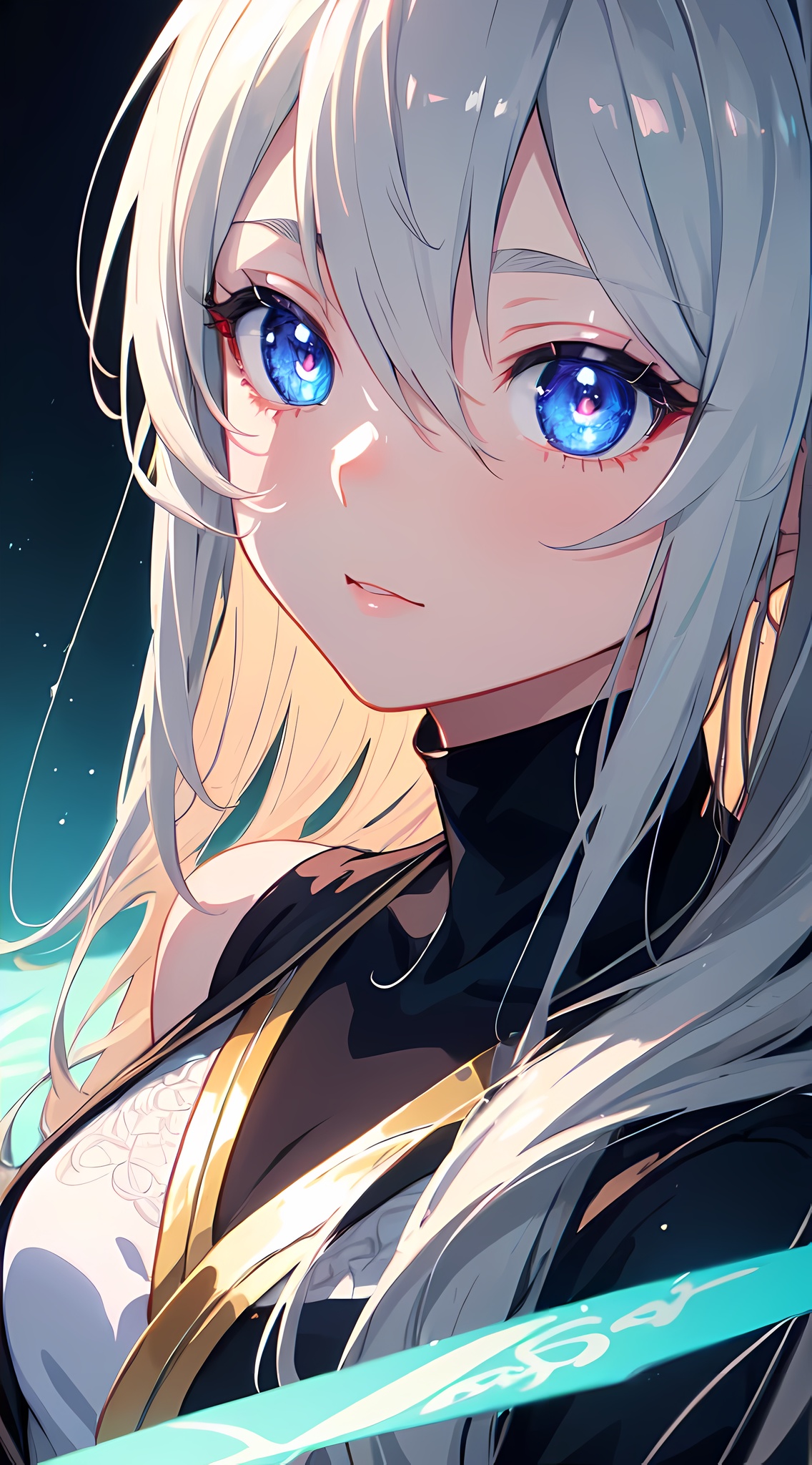 OC Character] Anime Girl With White Hair by vivienng on DeviantArt