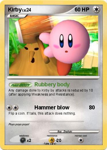 kirby pokemon cards TFW you find the custom Kirby Meta Pokmon cards you made after Kirby Triple Deluxe's release : r/Kirby