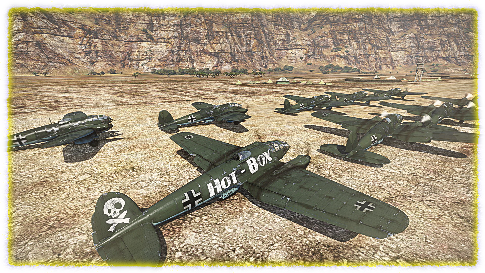 He 111 squadron ready for bombing! - War Thunder