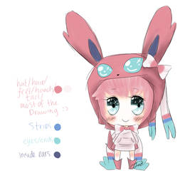 Sweetheart the Sylveon Gijinka