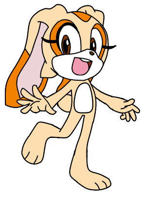 Cream The Rabbit Natural (With white Patch on) by MilesSebasPrower on ...