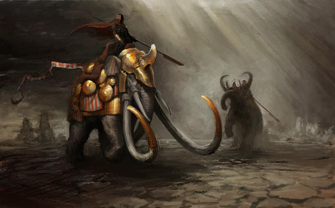 Elephant riders by SirHanselot on DeviantArt