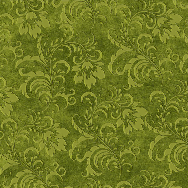 FREE Green Plastic Look Floral Pattern Background