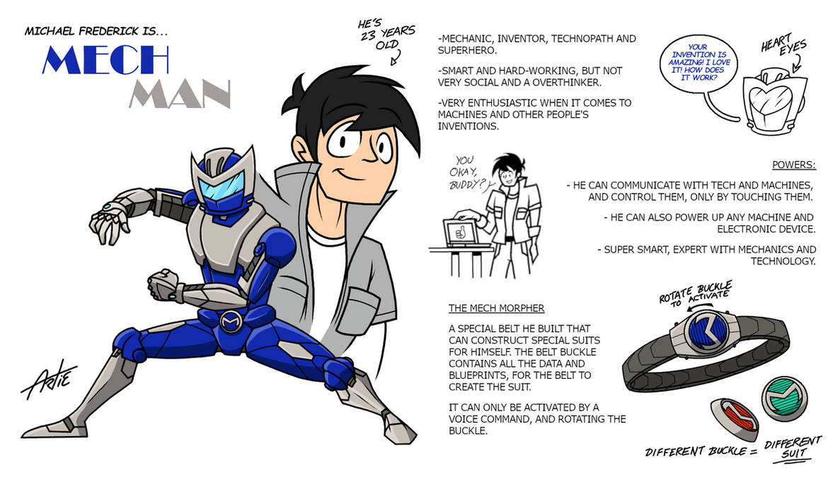 Mecha Man Ruff Mech Man Updated Reference by Artie-stico17 on DeviantArt