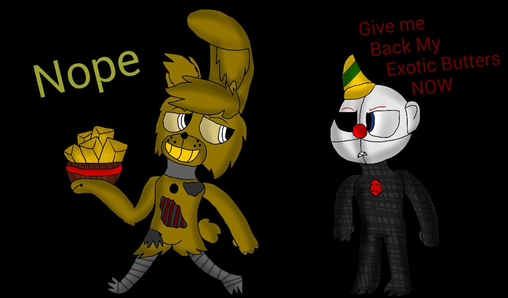 Spring Ennard SpringTrap and Ennard (FNAF) by ClawedBunnyArts on DeviantArt