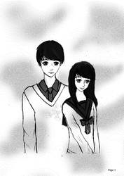 manga school couple chuu