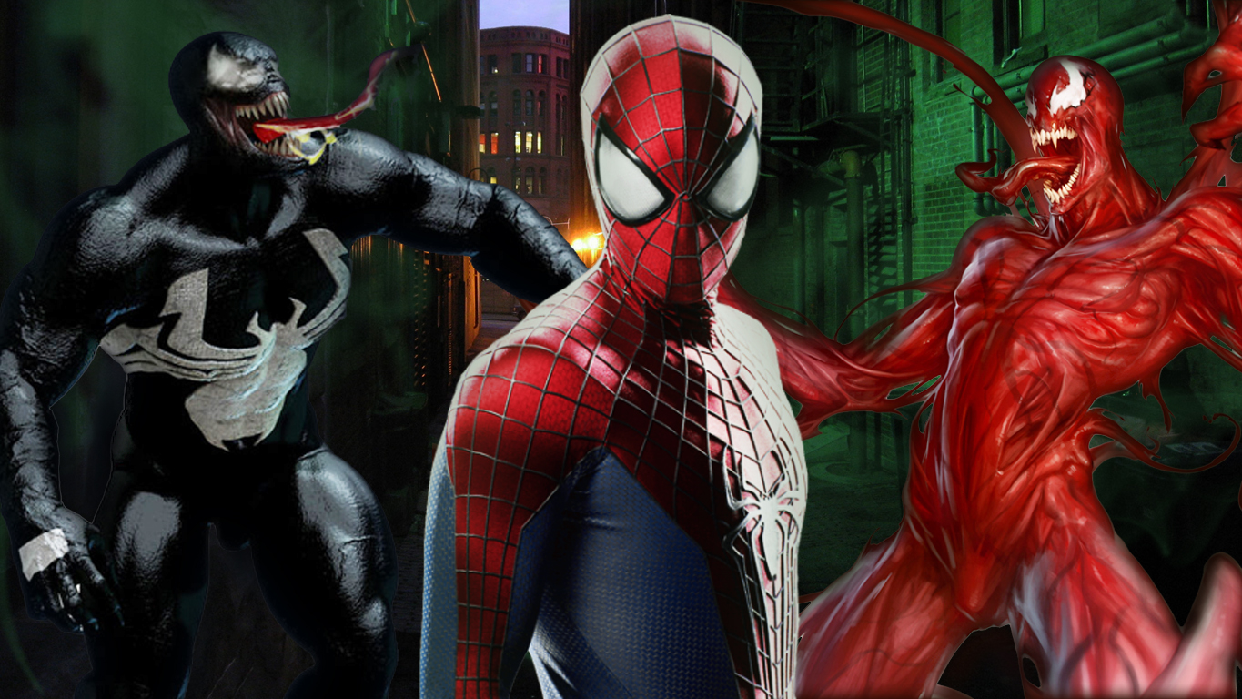 Spiderman-Venom-Carnage Wallpaper by FioreRose on DeviantArt Spiderman-Venom-Carnage Wallpaper by FioreRose on DeviantArt