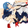 Mikisugi and Ryuko (cutout)