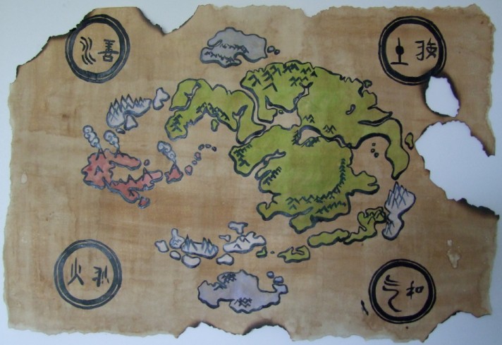Avatar Map. Simple Avatar map by Amaya8 on DeviantArt