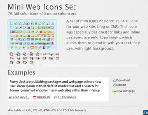 Mini Web Icons