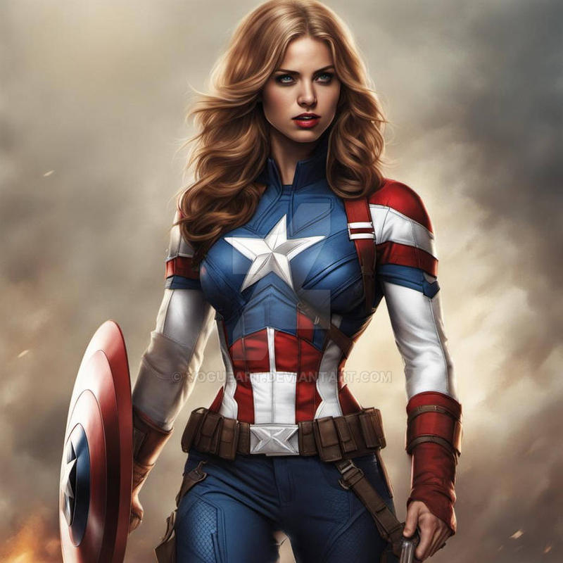 Captean Captain America Female by VogueArt on DeviantArt