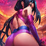 Mileena Sexy Rear Cheeks