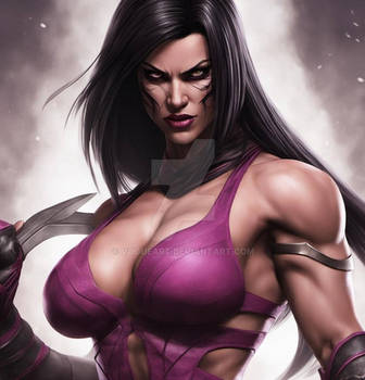 Mileena  - Cleavage