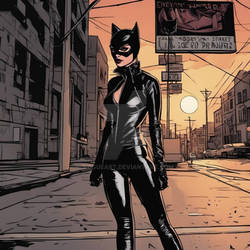 Sunset - Catwoman
