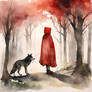 Red Riding Hood With Big Bad Wolf
