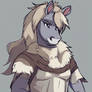 Horse male warrior mountains. adventures. DnD game