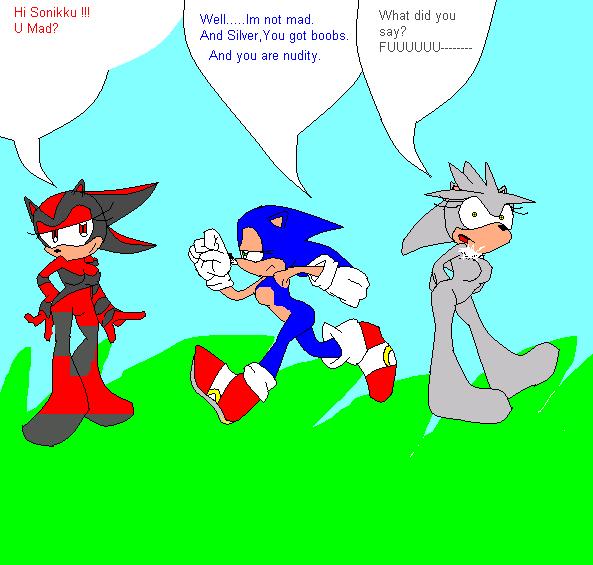 Sonic / Shadow / Silver by LuckTheWolf on DeviantArt