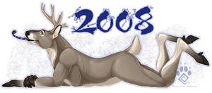 Happy Nude Deer 2008