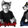 GoGoWolf and Brian Hart Badges