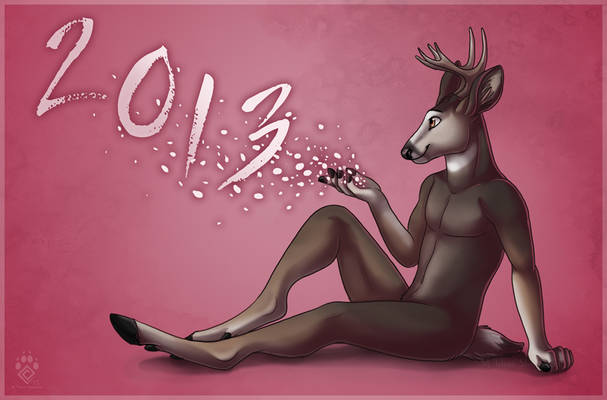 Happy Nude Deer 2013