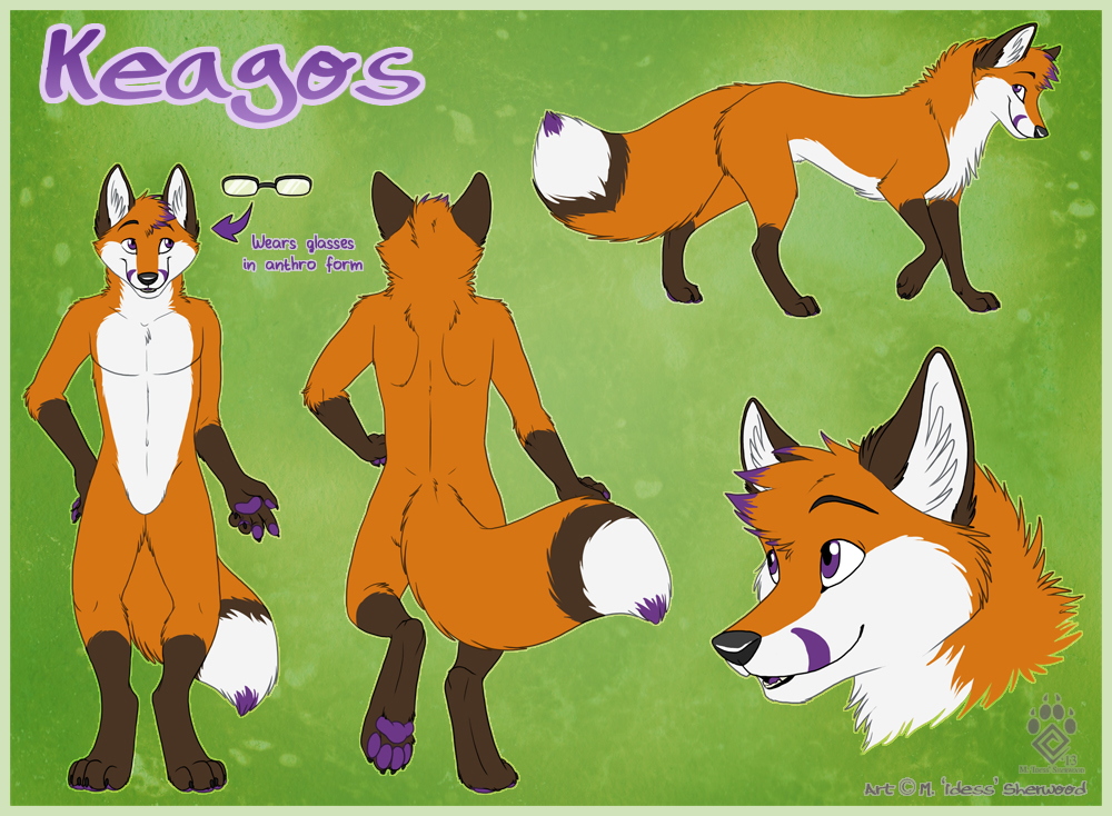 Fursona Ref Sheet Fox.