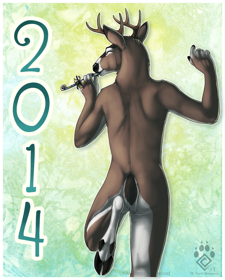 Happy Nude Deer 2014