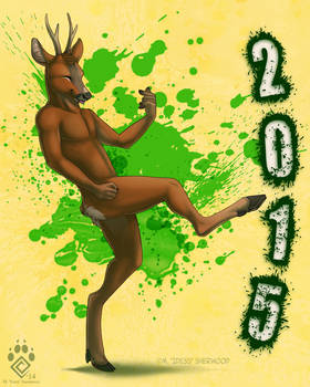 Happy Nude Deer 2015