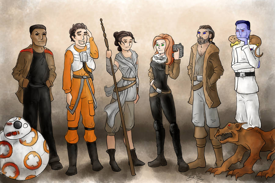 Force Awakens vs Thrawn Trilogy by Xaliryn