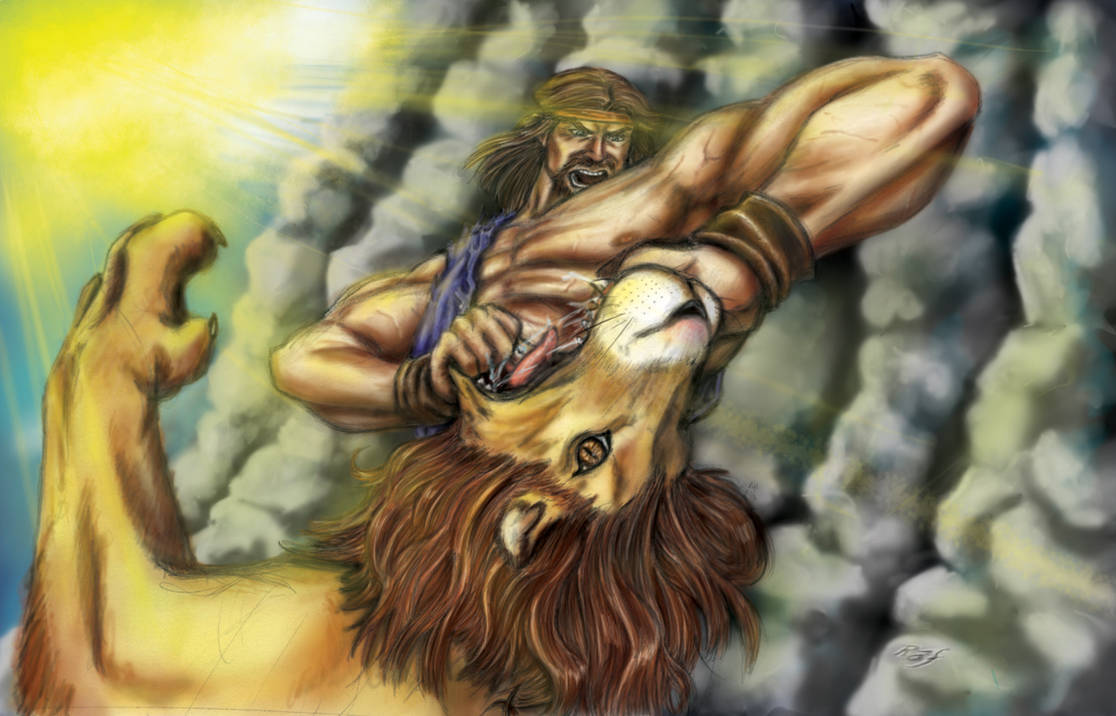 Samson Kills Lion By RafDomingos On DeviantArt samson-kills-lion-by-rafdomingos-on-deviantart