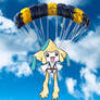 Skydiving Jirachi