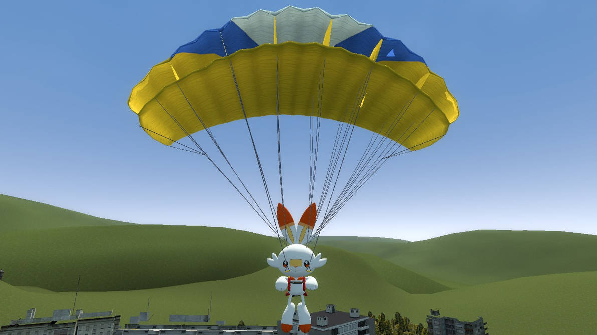 Scorbunny Goes Skydiving (1) by SkydiverFan1999 on DeviantArt