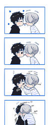 The Pocky Game by Victuuri by NitroxArts