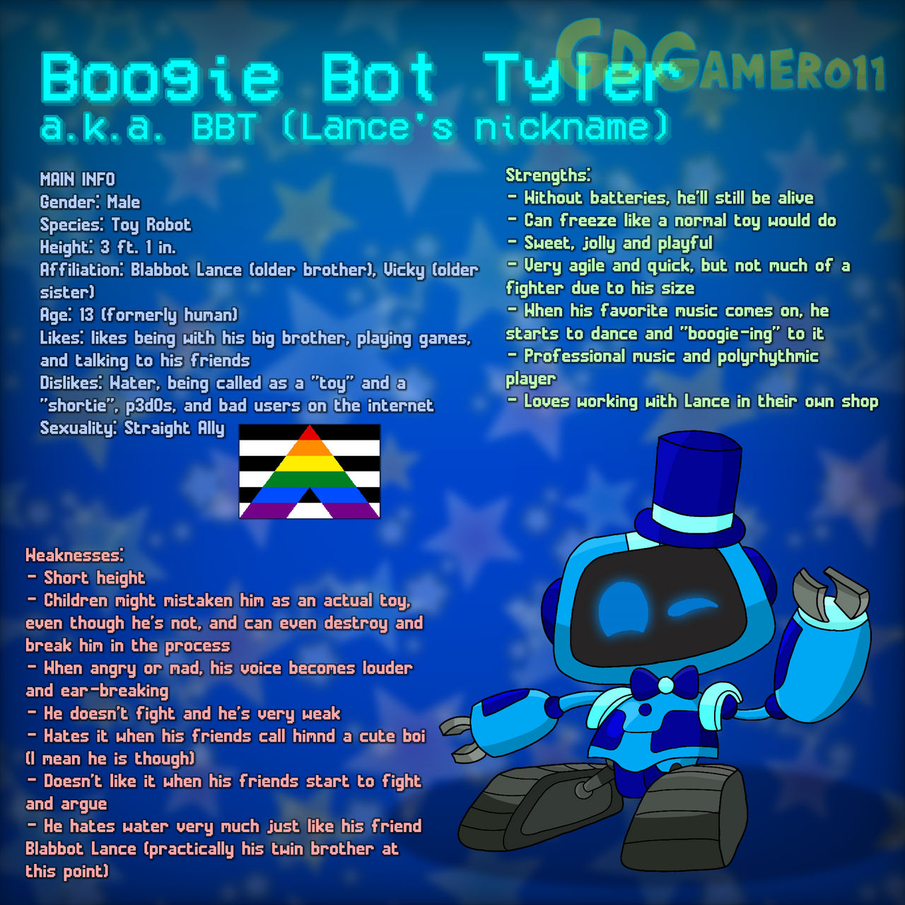 Boogy Bot Boogie Bot Tylers Ref Sheet by Snipe3rxboy on DeviantArt