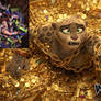Kitty Kat burried with all her gold.