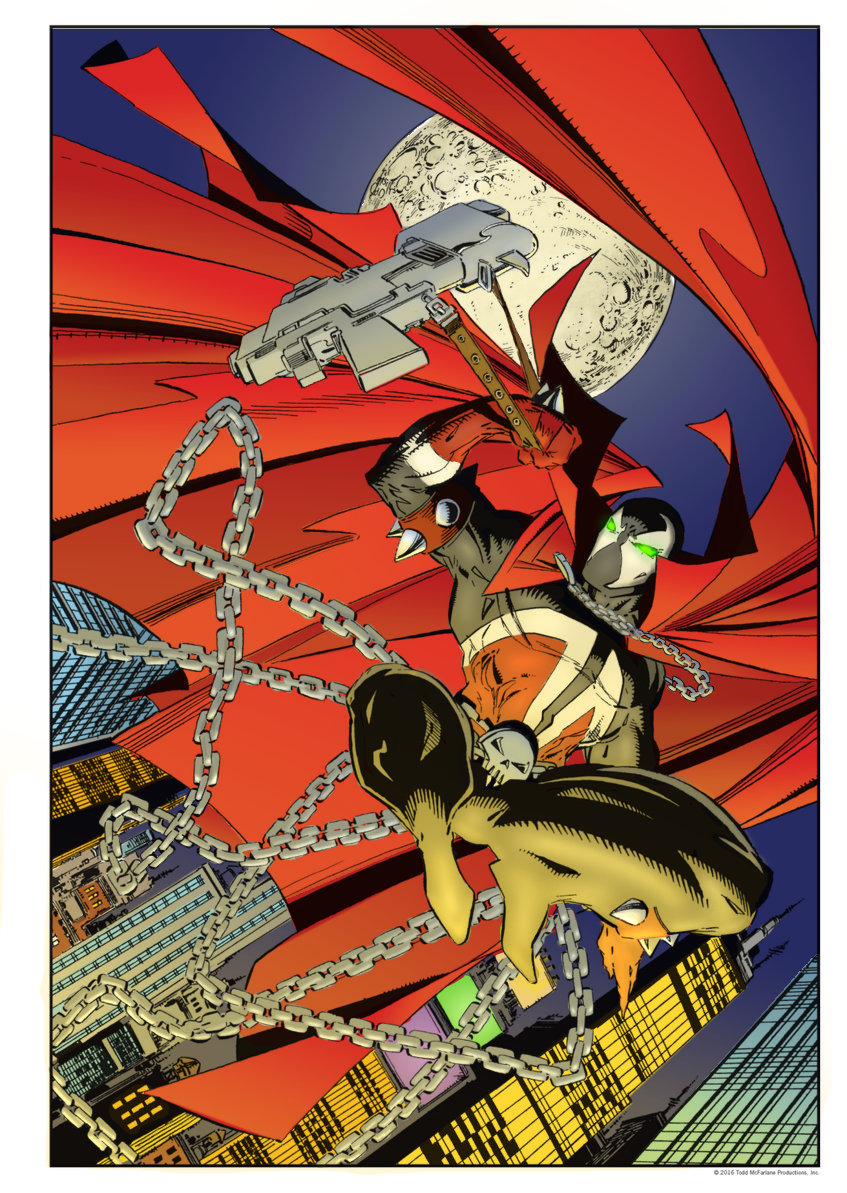 Spawn by Todd McFarlane (colors by me) by MatheusCFoliveira on DeviantArt