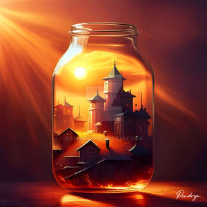 Village in a jar