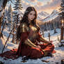 Meditating on the Snow