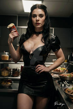 Preparing Halloween's dinner