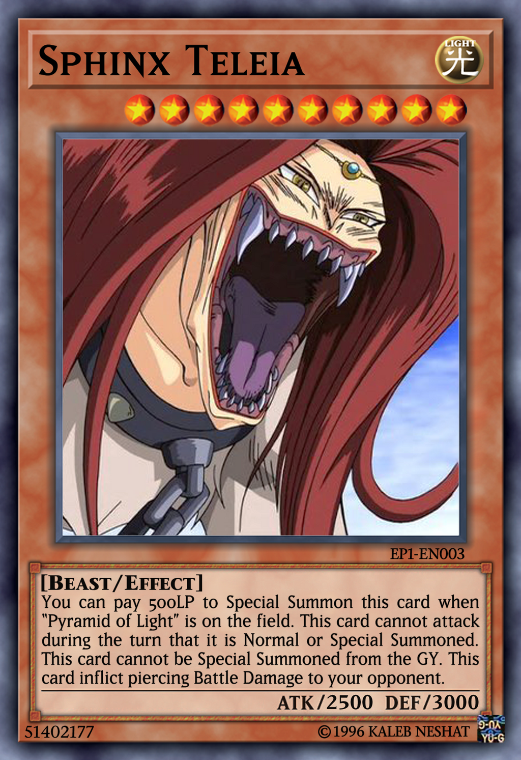sphinx teleia yugioh card Sphinx Teleia