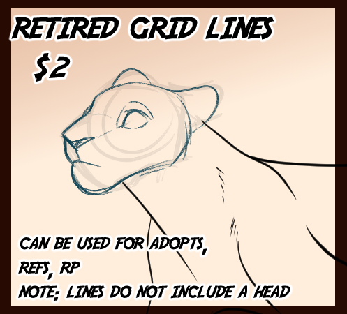 P2U Lineart | Retired Lion Lines