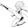 Supergirl kick