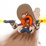 Sliding Into Action with Yosemite Sam