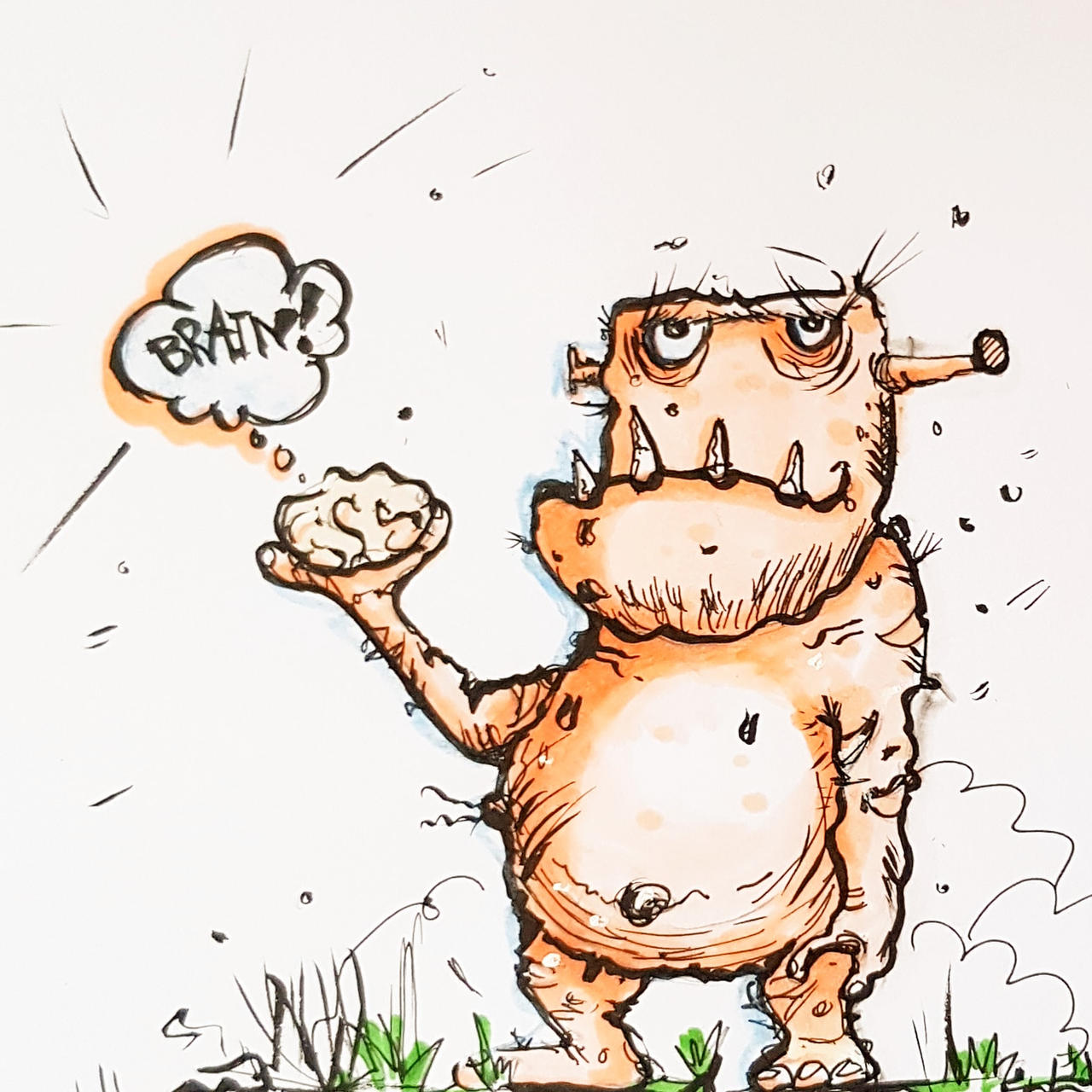 Monster Brain Science MonsterBrain by Francisdrawsss on DeviantArt