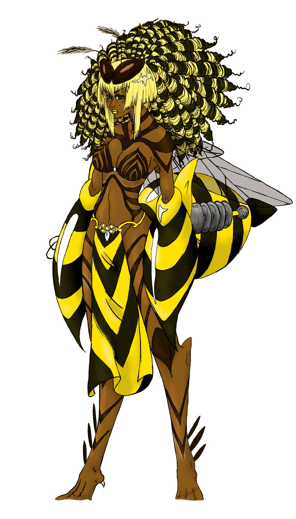 Queen Bee Colored by twilightchildriku on DeviantArt