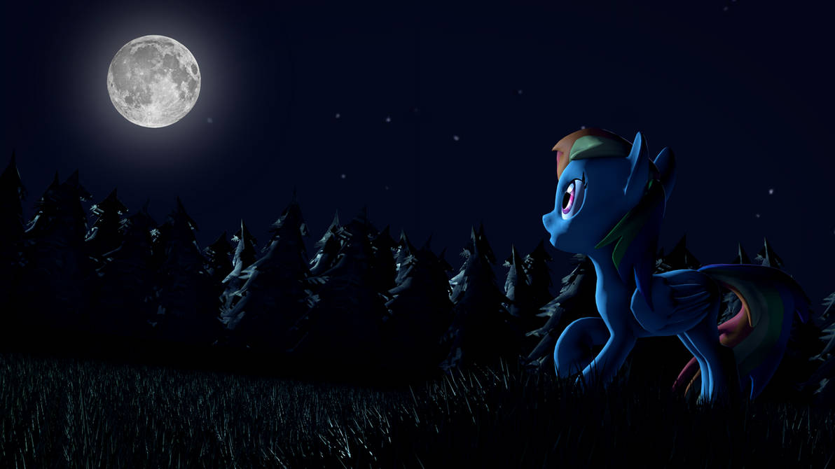 The Rainbow at Night by Hexedecimal