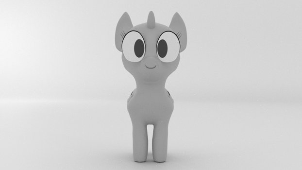 Chibi Mare Rig Template - Turntable (GIF)