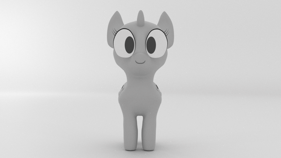 Chibi Mare Rig Template - Turntable (GIF) by Hexedecimal