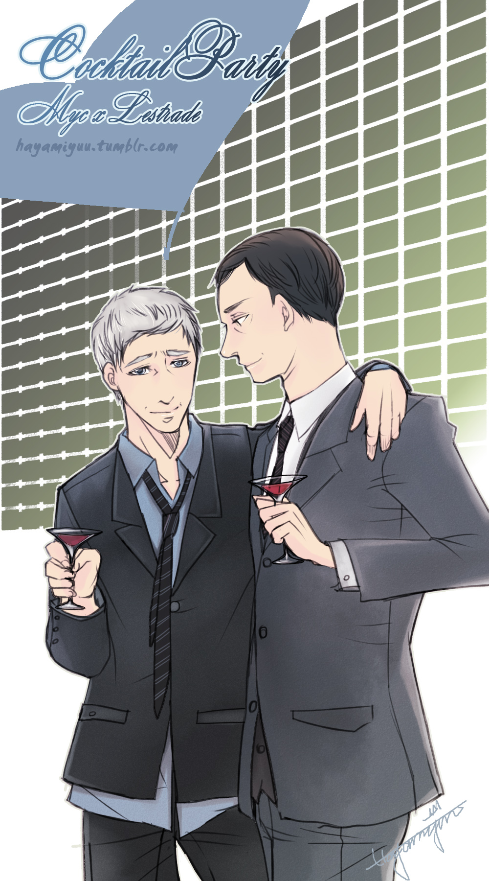 Cocktail Party-MycroftXLestrade